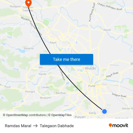 Ramdas Maral to Talegaon Dabhade map