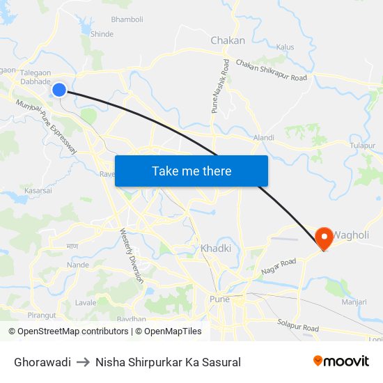 Ghorawadi to Nisha Shirpurkar Ka Sasural map