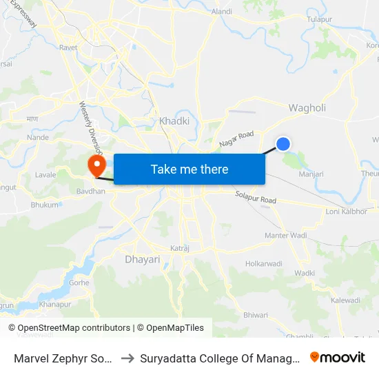 Marvel Zephyr Society to Suryadatta College Of Management map