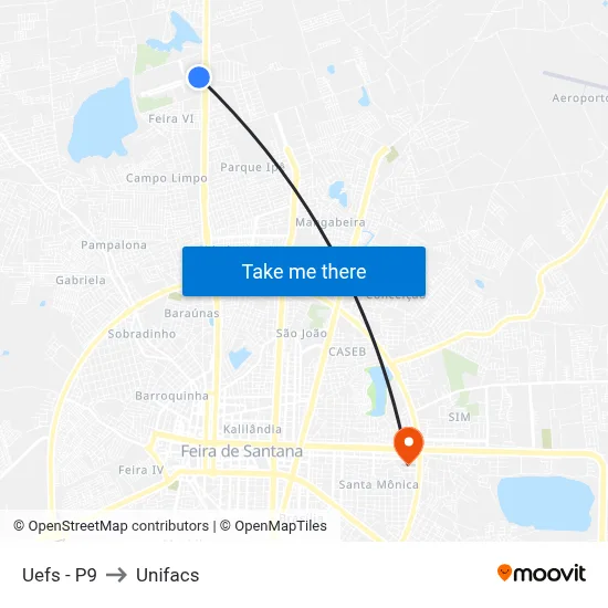Uefs - P9 to Unifacs map