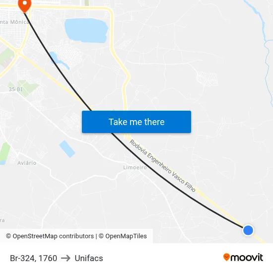Br-324, 1760 to Unifacs map