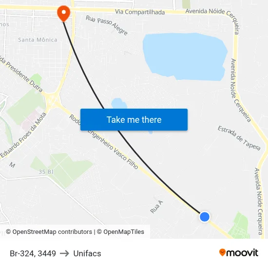 Br-324, 3449 to Unifacs map