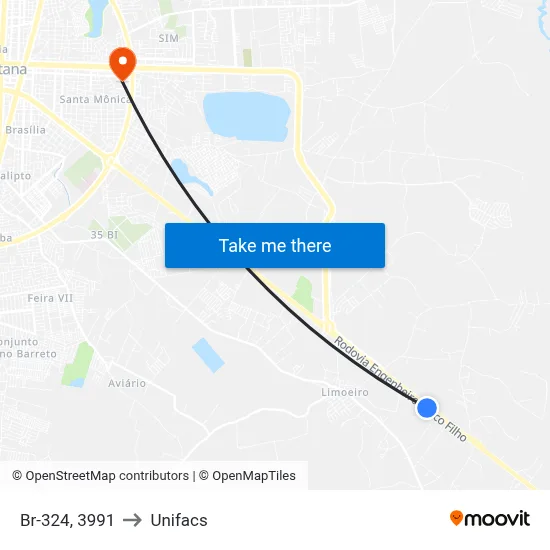 Br-324, 3991 to Unifacs map
