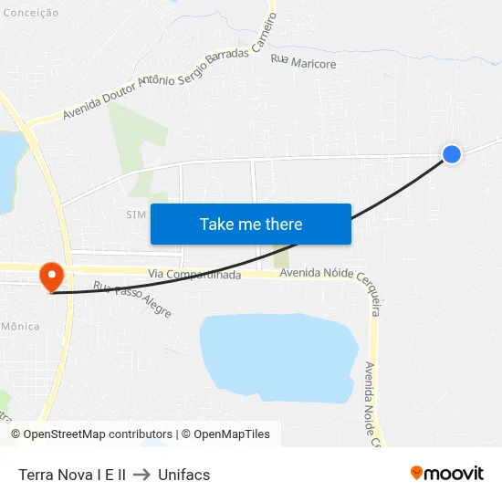 Terra Nova I E II to Unifacs map