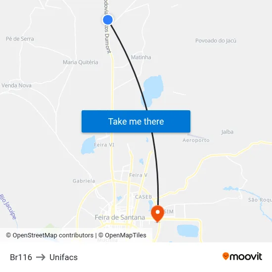 Br116 to Unifacs map