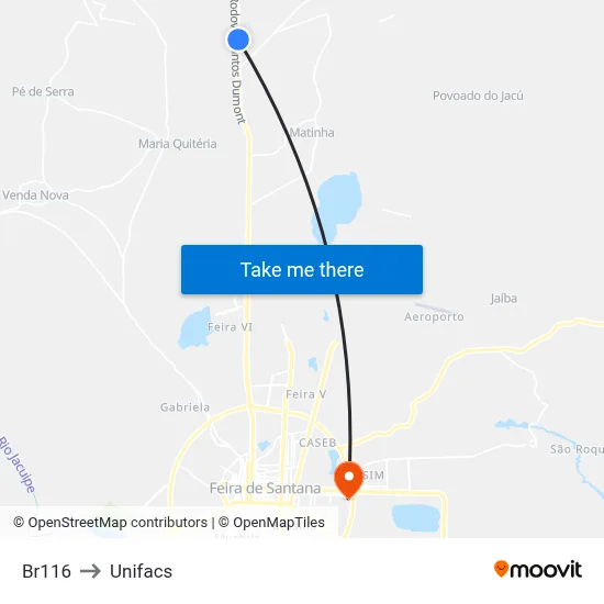 Br116 to Unifacs map