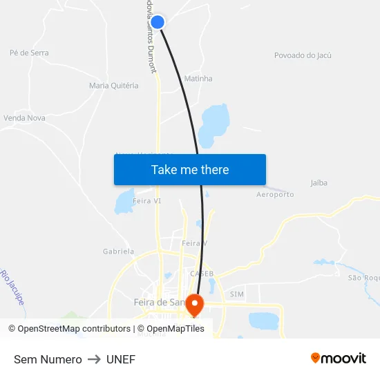 Sem Numero to UNEF map