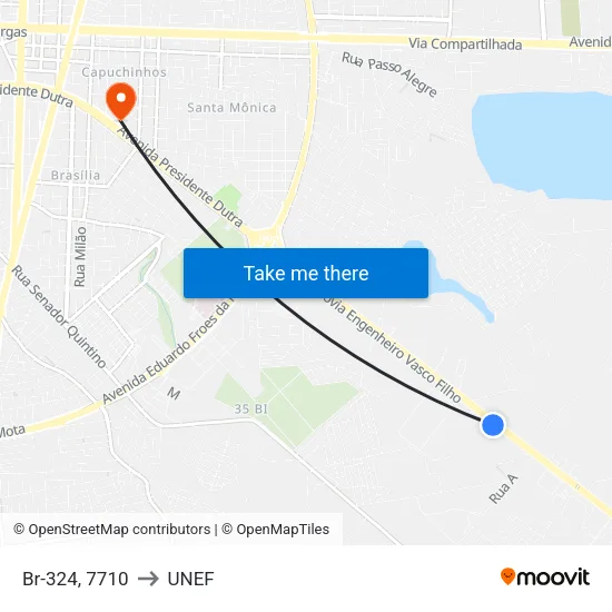 Br-324, 7710 to UNEF map