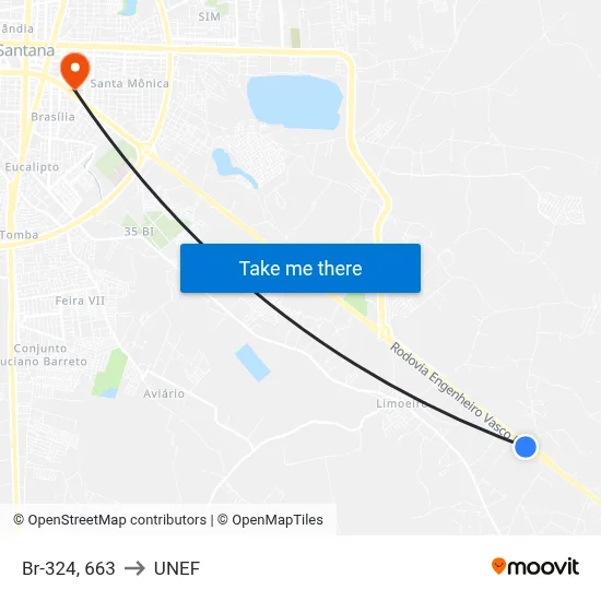 Br-324, 663 to UNEF map