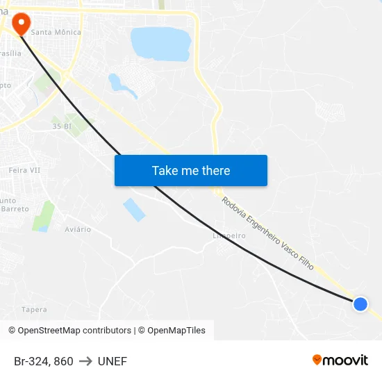 Br-324, 860 to UNEF map