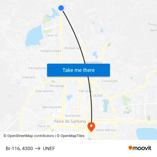 Br-116, 4300 to UNEF map