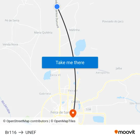 Br116 to UNEF map