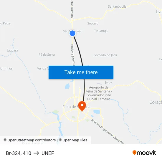 Br-324, 410 to UNEF map