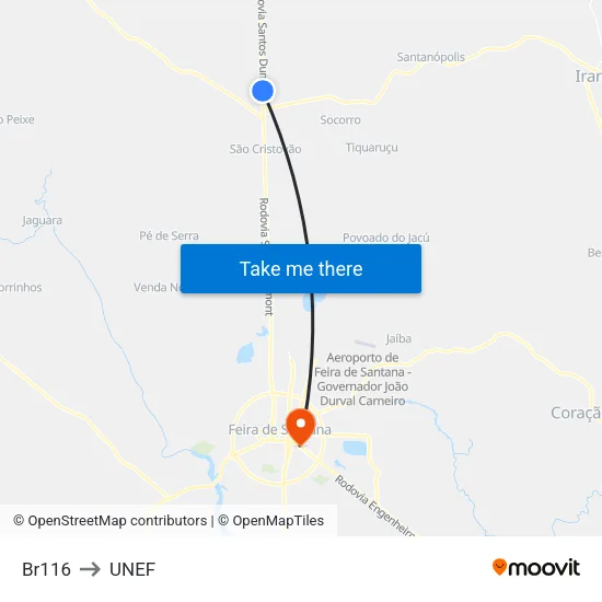 Br116 to UNEF map