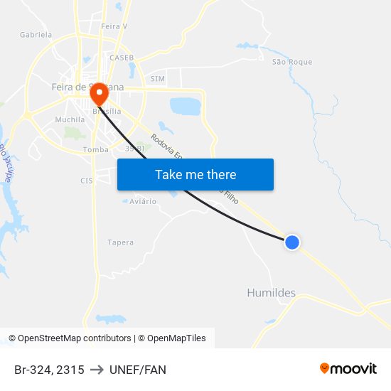 Br-324, 2315 to UNEF/FAN map