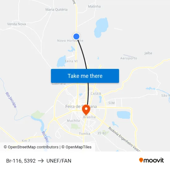 Br-116, 5392 to UNEF/FAN map