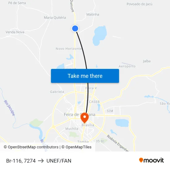 Br-116, 7274 to UNEF/FAN map