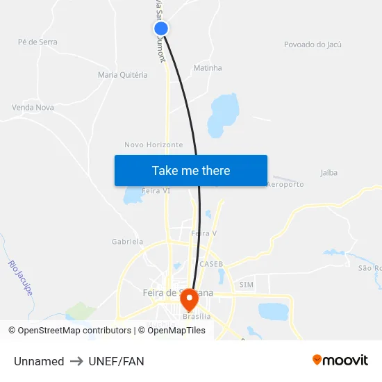 Unnamed to UNEF/FAN map