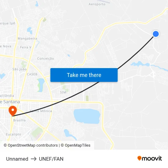 Unnamed to UNEF/FAN map