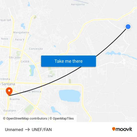 Unnamed to UNEF/FAN map
