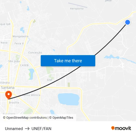 Unnamed to UNEF/FAN map