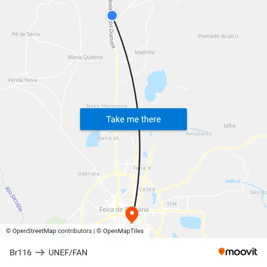 Br116 to UNEF/FAN map