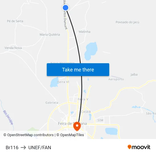 Br116 to UNEF/FAN map