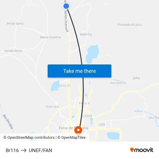 Br116 to UNEF/FAN map