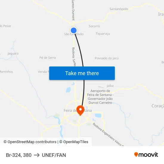 Br-324, 380 to UNEF/FAN map