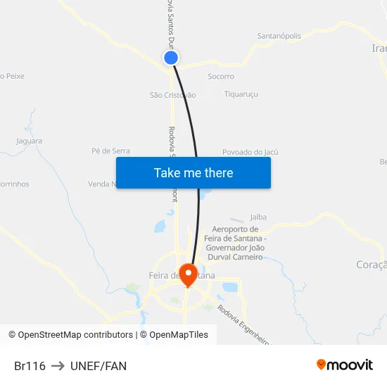 Br116 to UNEF/FAN map