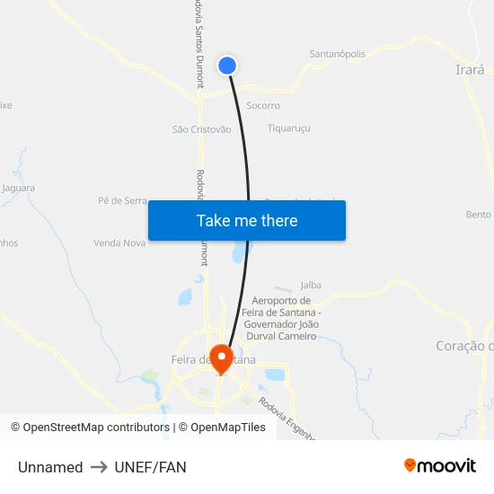 Unnamed to UNEF/FAN map