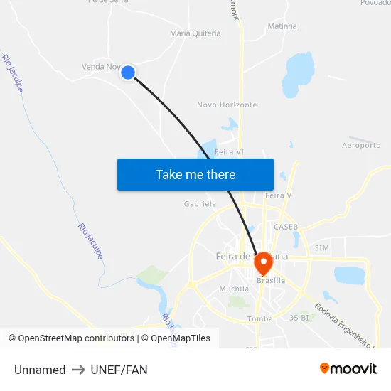 Unnamed to UNEF/FAN map