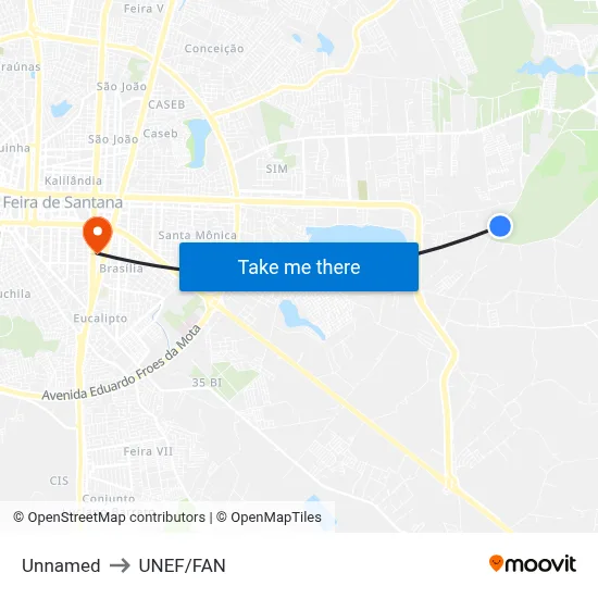 Unnamed to UNEF/FAN map