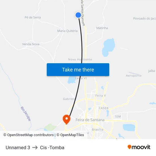 Unnamed 3 to Cis -Tomba map