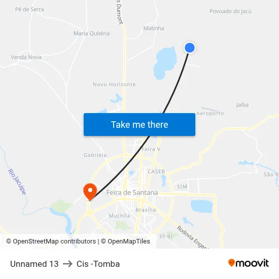 Unnamed 13 to Cis -Tomba map