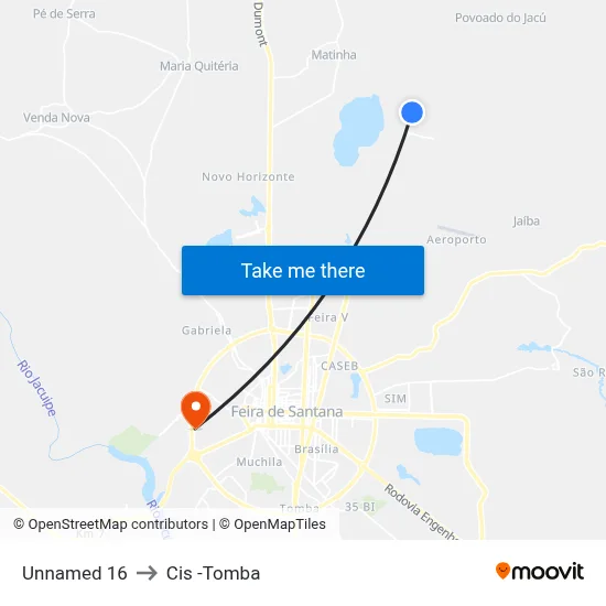 Unnamed 16 to Cis -Tomba map
