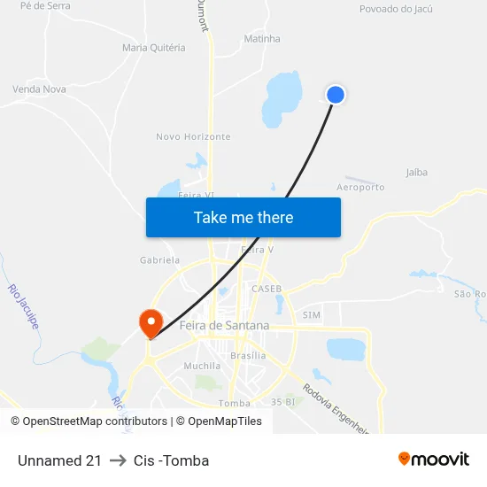 Unnamed 21 to Cis -Tomba map