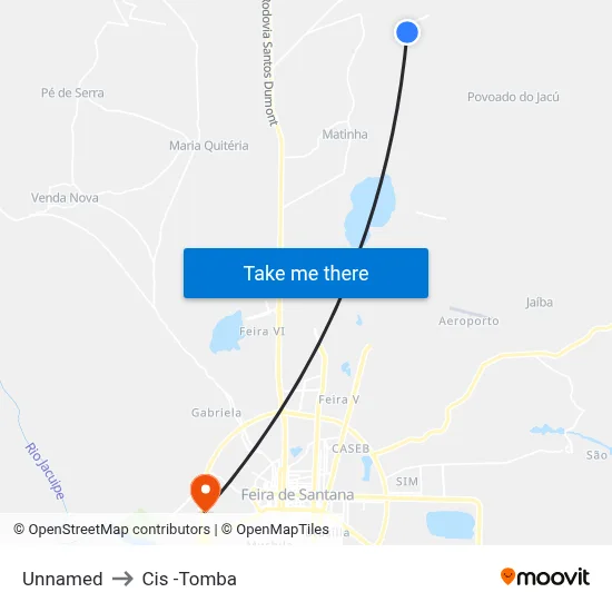 Unnamed to Cis -Tomba map