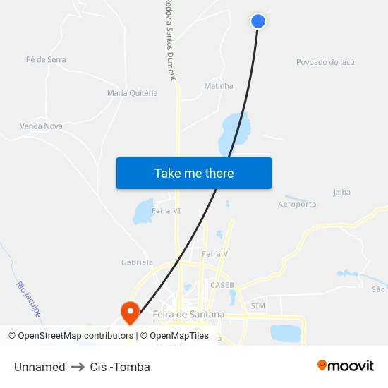 Unnamed to Cis -Tomba map
