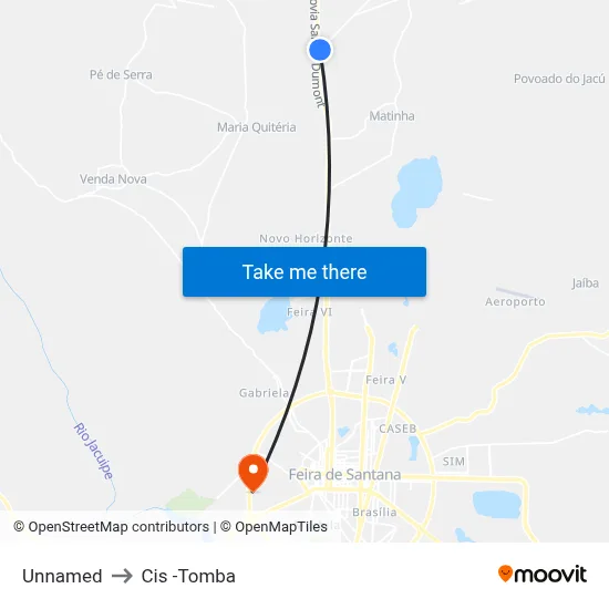 Unnamed to Cis -Tomba map