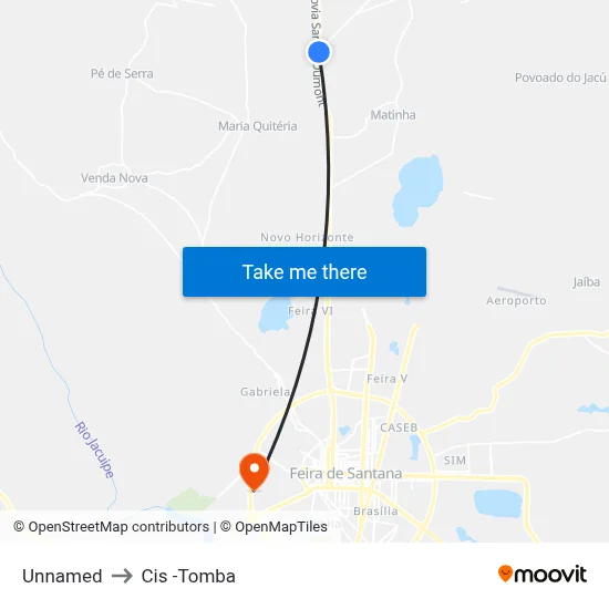 Unnamed to Cis -Tomba map