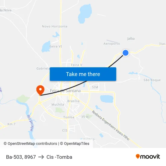 Ba-503, 8967 to Cis -Tomba map