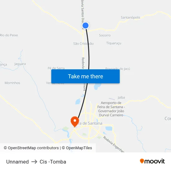 Unnamed to Cis -Tomba map