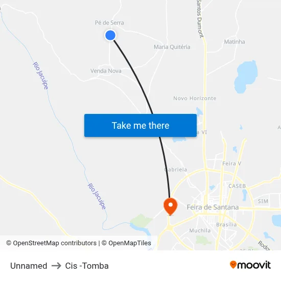 Unnamed to Cis -Tomba map