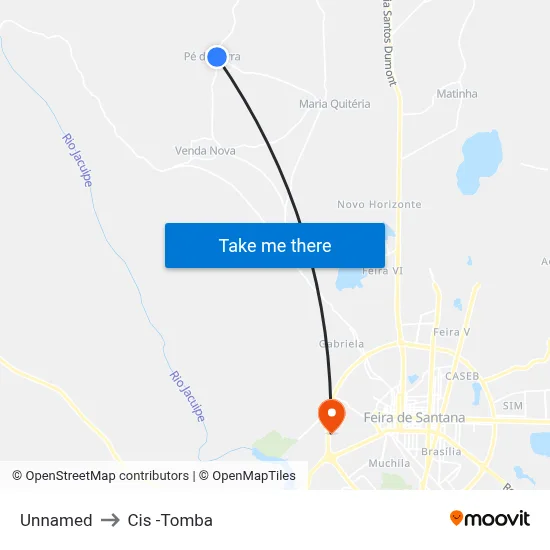 Unnamed to Cis -Tomba map