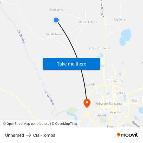 Unnamed to Cis -Tomba map