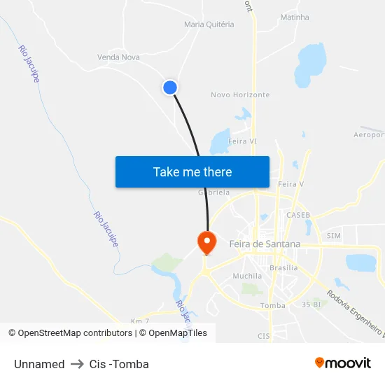 Unnamed to Cis -Tomba map