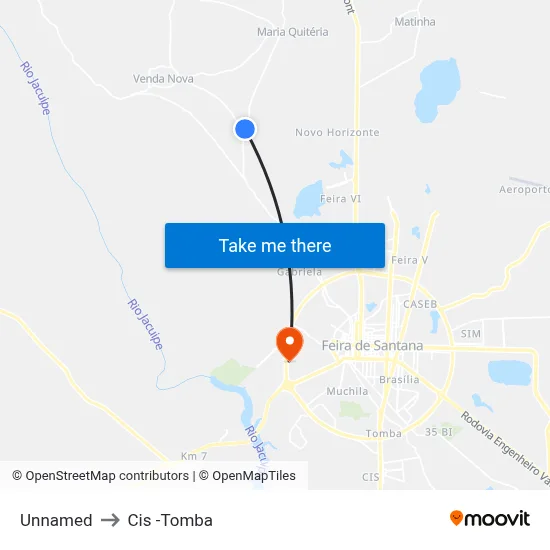 Unnamed to Cis -Tomba map