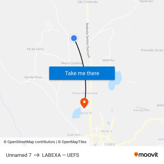 Unnamed 7 to LABEXA — UEFS map