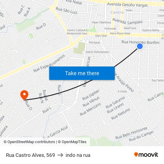 Rua Castro Alves, 569 to indo na rua map